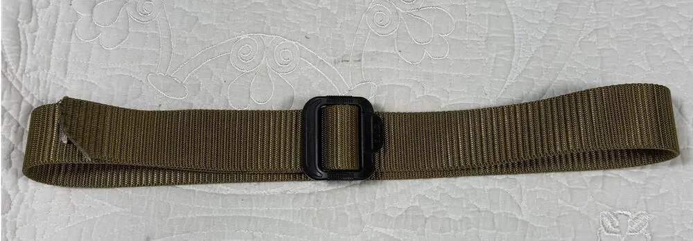 5.11 Tactical Men XL Tan Model 59551 Adjustable TDU Duty Belt Tactical Outdoor
